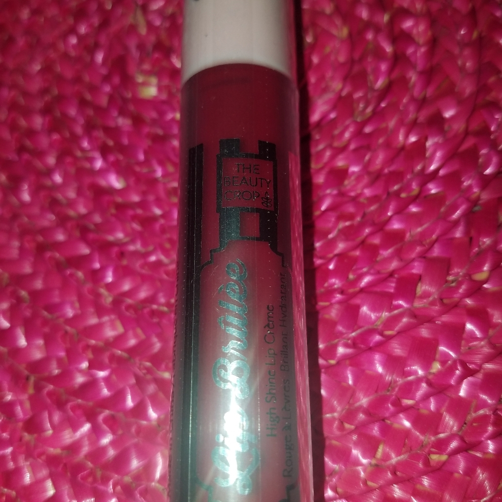 The Beauty Crop rhubarb custard lip gloss